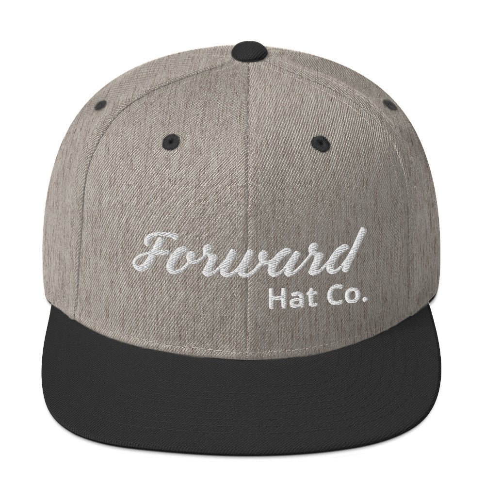 Snapback - Signature with 3D puff embroidery - Grey/Black