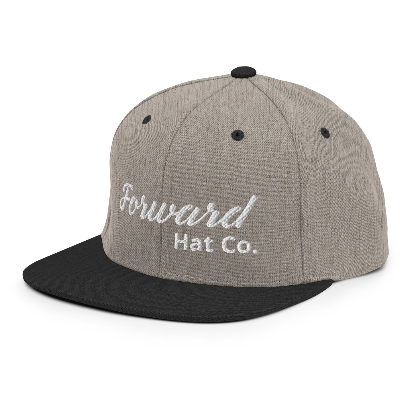 Snapback - Signature with 3D puff embroidery - Grey/Black