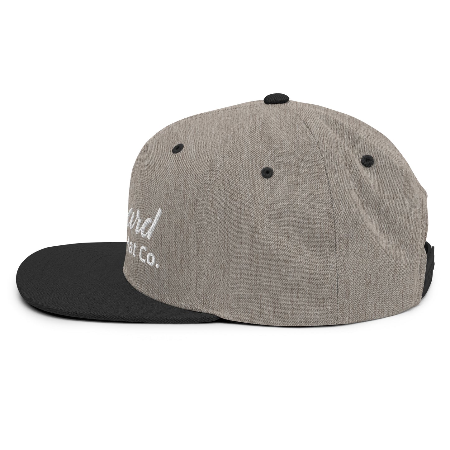 Snapback - Signature with 3D puff embroidery - Grey/Black