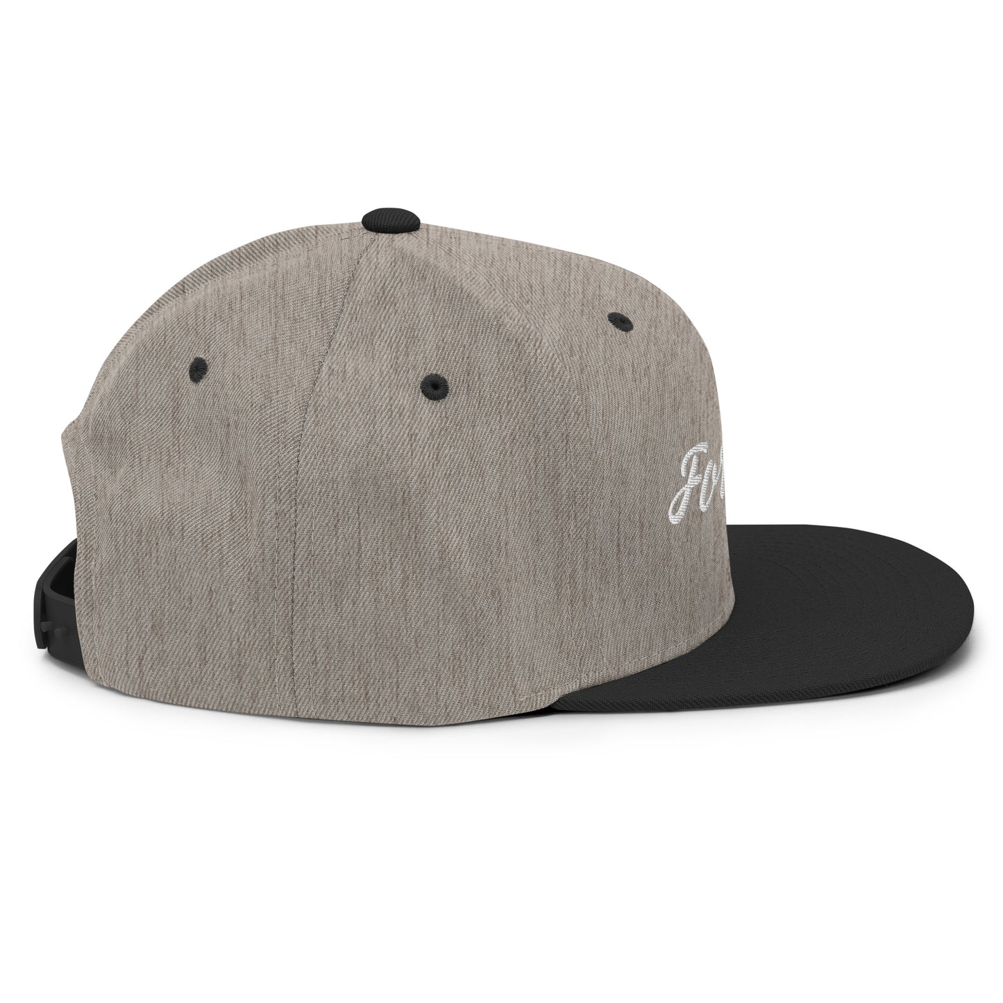 Snapback - Signature with 3D puff embroidery - Grey/Black