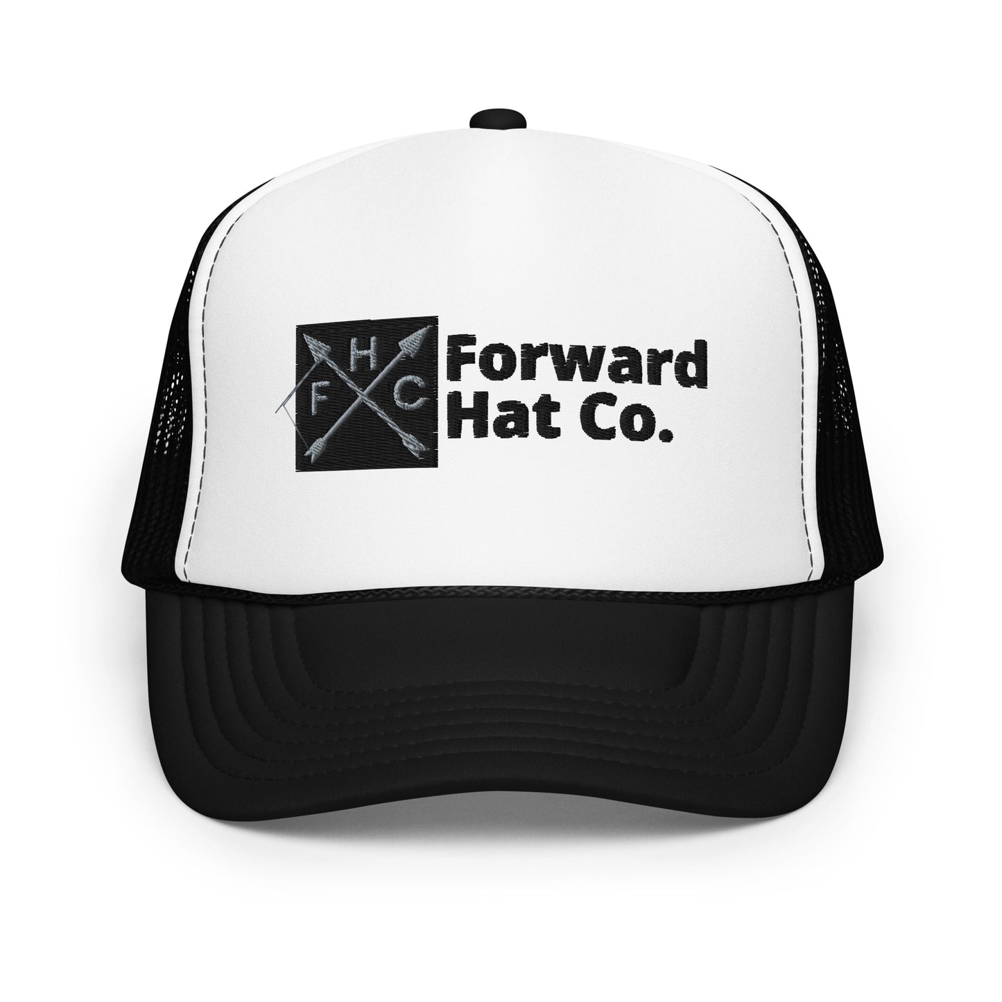 Vintage Trucker - Crossed Arrows - Black/White