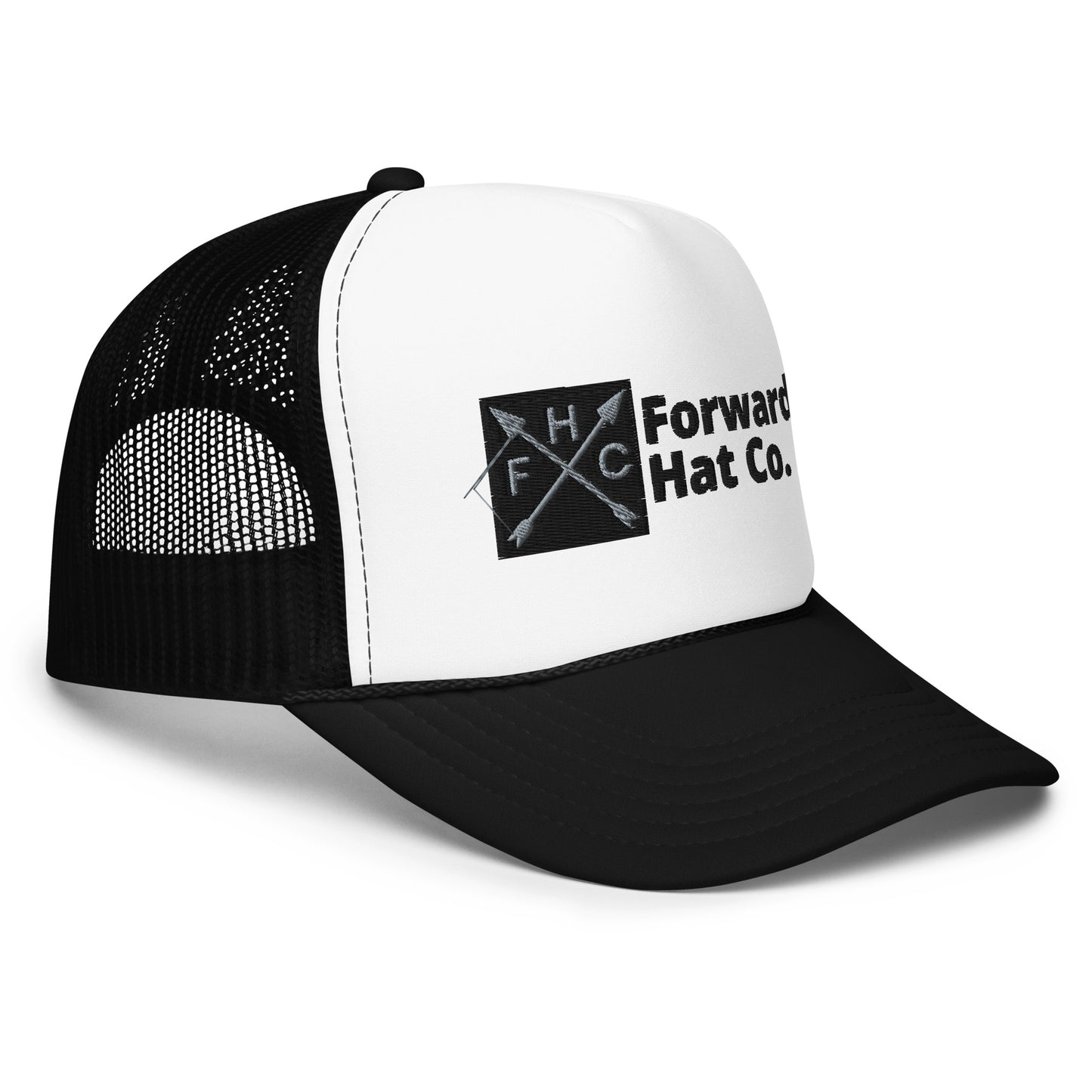 Vintage Trucker - Crossed Arrows - Black/White