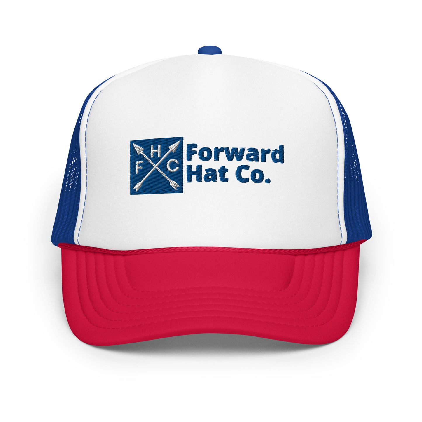 Vintage Trucker - Crossed Arrows - Red/White/Blue