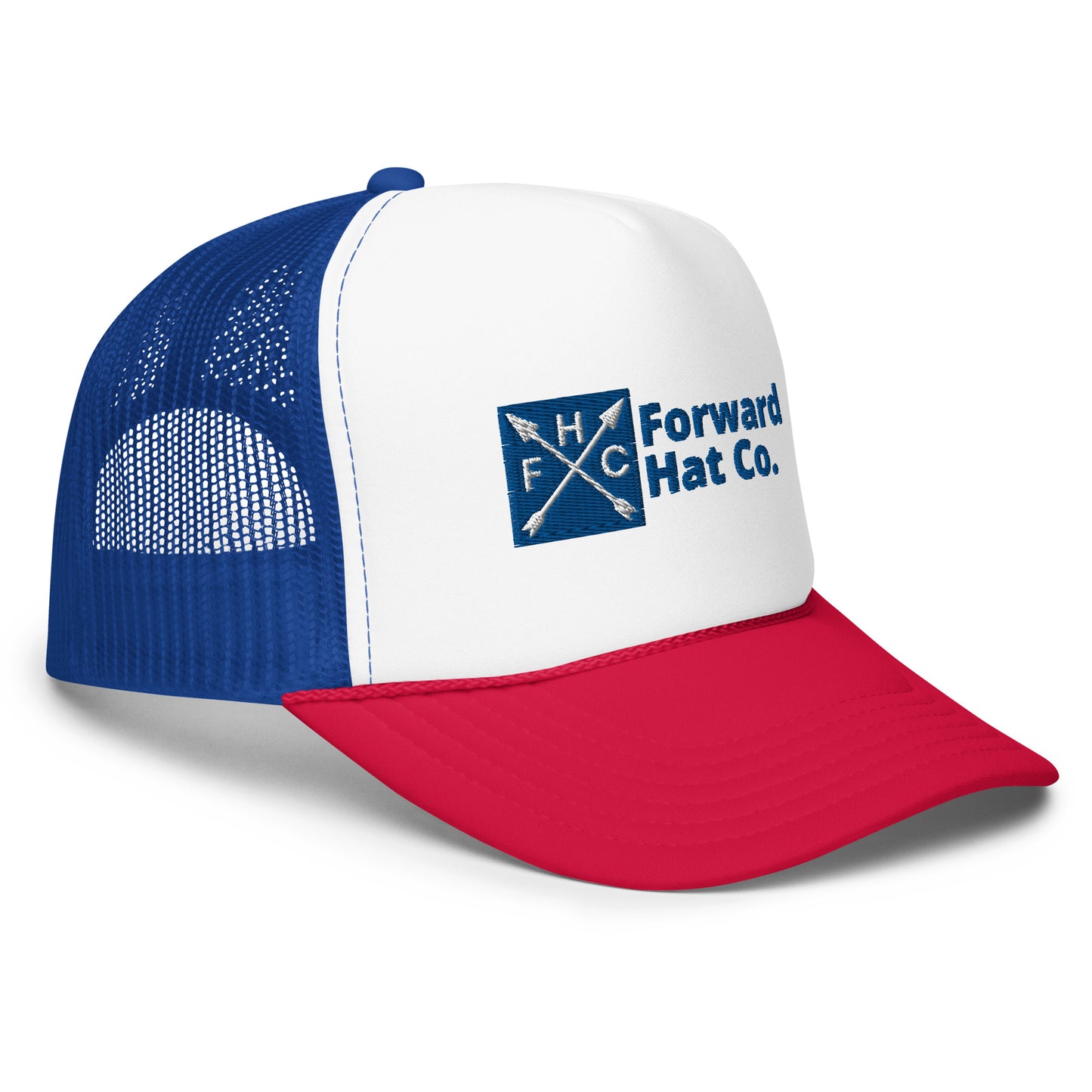 Vintage Trucker - Crossed Arrows - Red/White/Blue