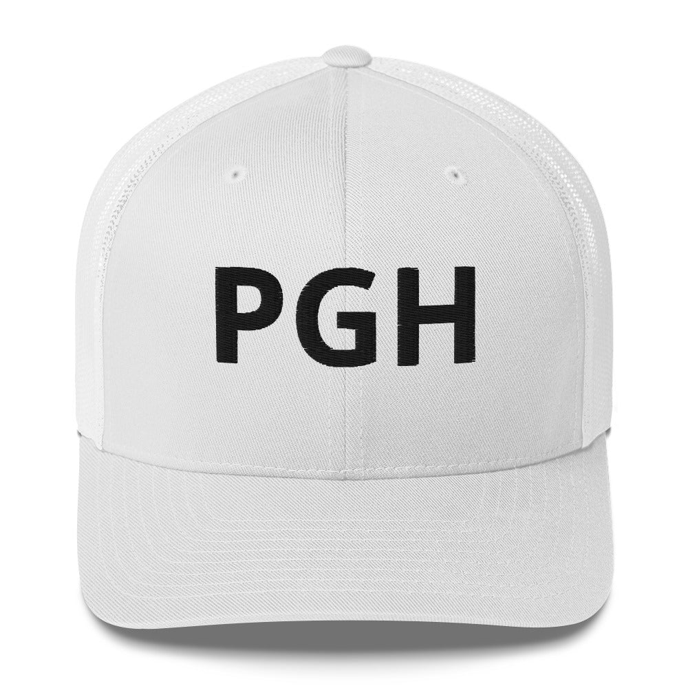 PGH Trucker Hat - Black Font - Multiple Colors